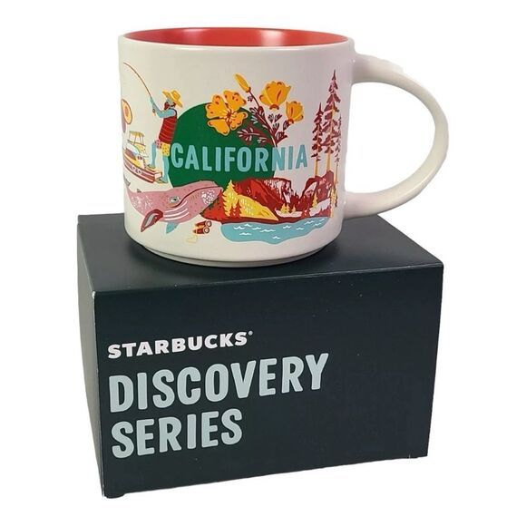 Starbucks California STARBUCKS CALIFORNIA DISCOVERY SERIES COFFEE CUP MUG 14 OZ - Picture 6 of 14